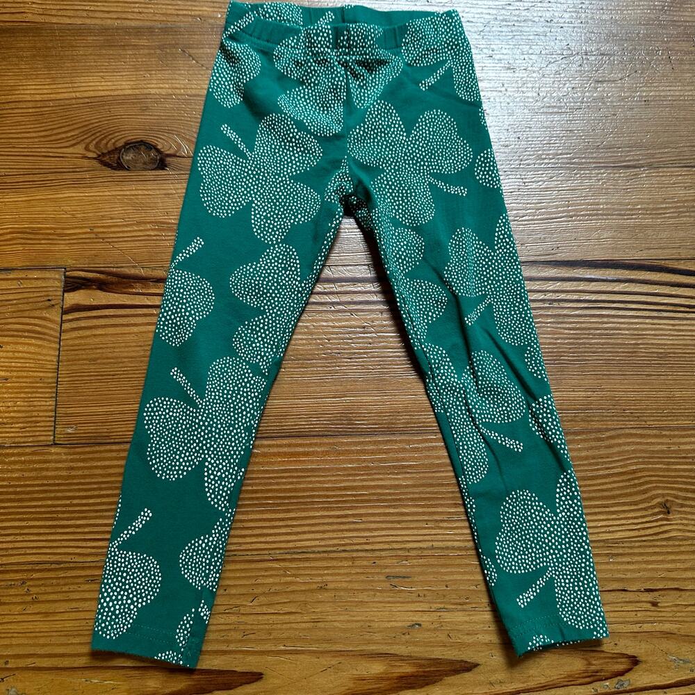 Carter's green shamrock St.‎ Patrick's Day stretch pant SIZE 4